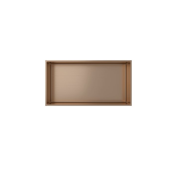 Eco Elegance Inbouwnis (300x600x100mm) - Geborsteld Koper
