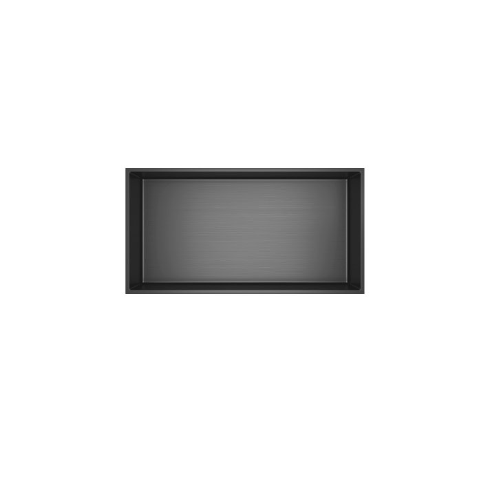 Eco Elegance Inbouwnis (300x600x100mm) - Gunmetal Grijs