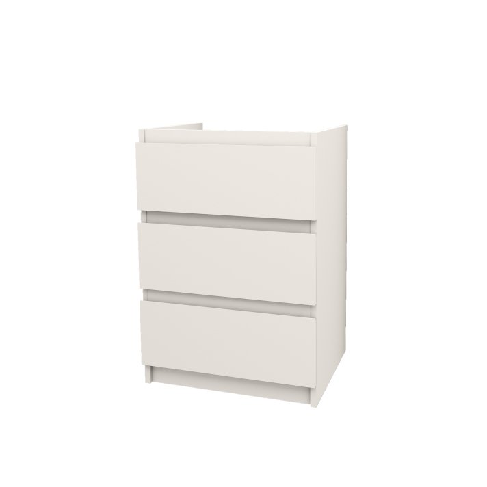 Hunk & Müeller Jupiter Onderkast (60cm) - Mat Wit