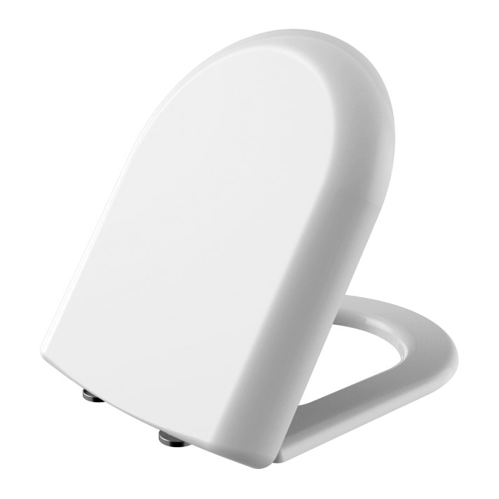 Hunk & Müeller Flat Wc-Zitting Grande  Inox Scharnieren