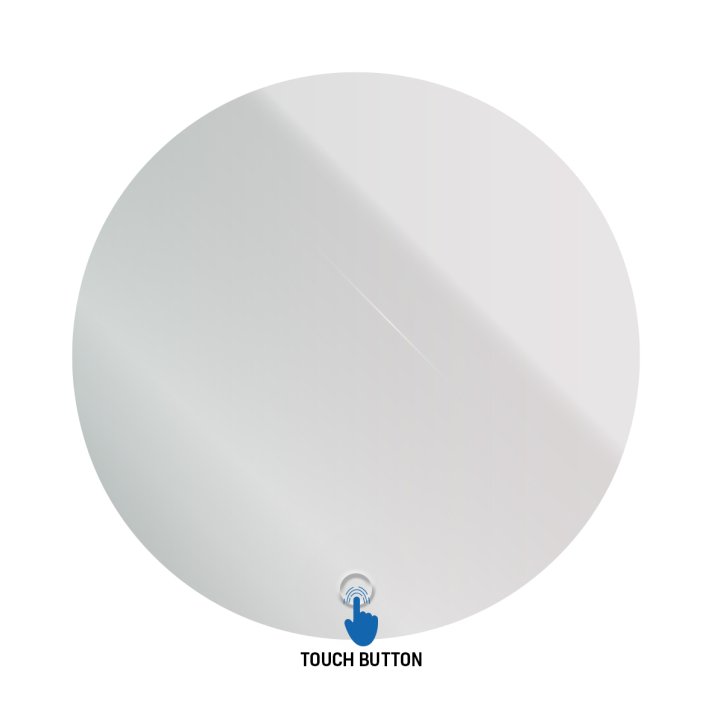 Eco Elegance Omega Ronde Ledspiegel (Ø100cm)