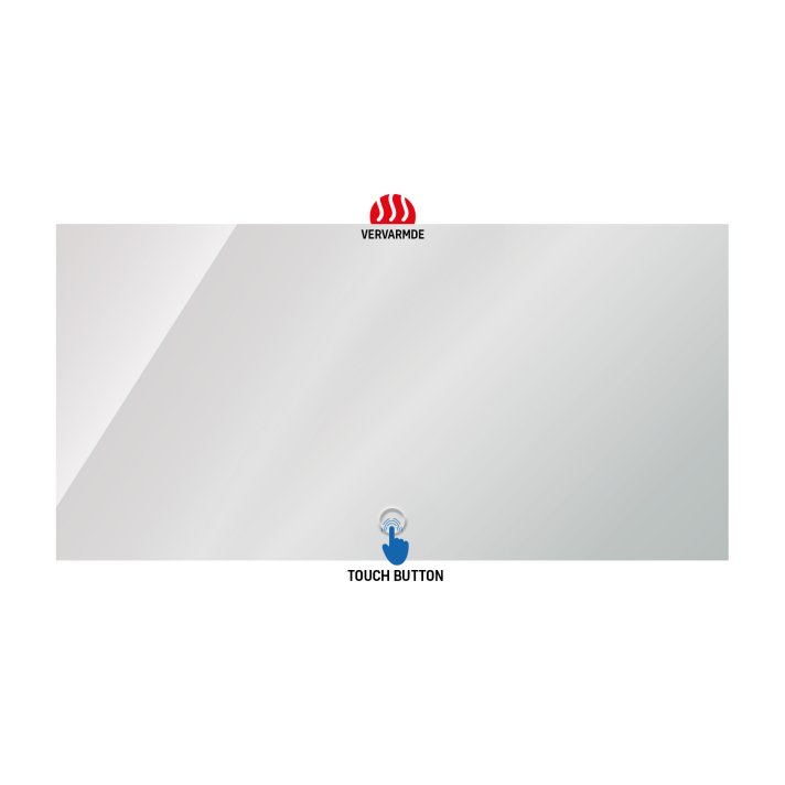 Eco Elegance Queen Ledspiegel Met Verwarming (120x60cm)