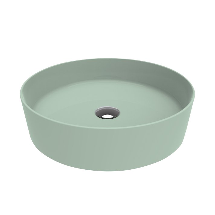 Hunk & Müeller Loop Opbouw Waskom (45cm) - Nijl Groen
