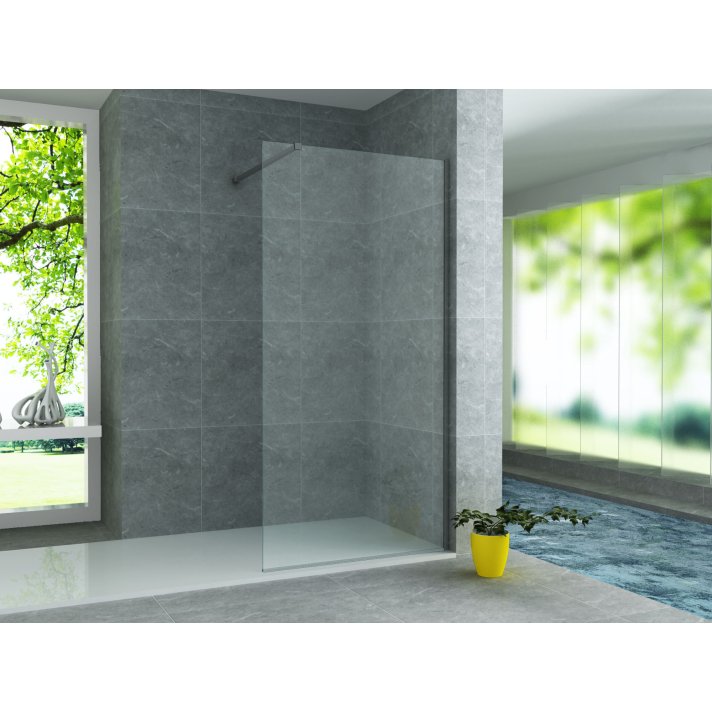 Eco Elegance Glazen Inloopdouchewand 8mm (100x200cm) - Zonder Bevestigingen