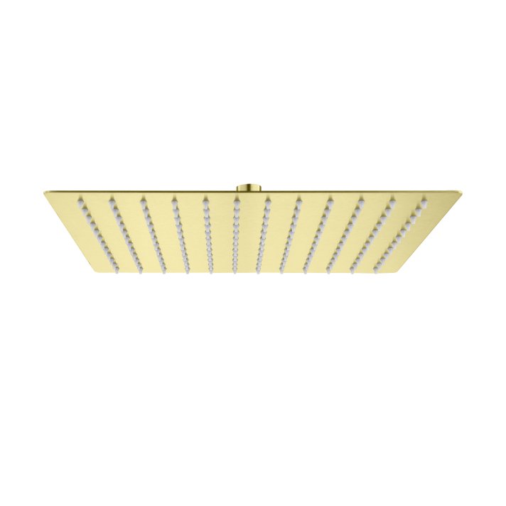 Eco Elegance Vierkant Rainshower Geborsteld Goud