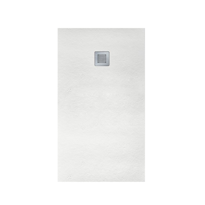 Hunk & Müeller Veroni Madison Flat Composietsteen Douchebak Wit 120x80x3cm