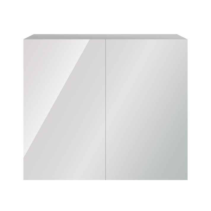 Eco Elegance Sally Spiegelkast, 2 Deuren (60x70cm) - Kleur Aluminium