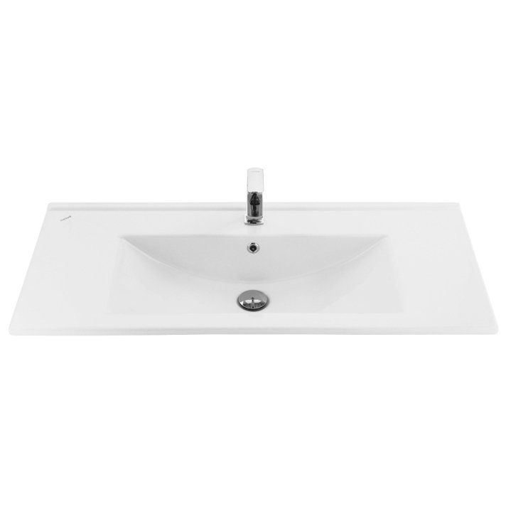 Eco Elegance Keramische Wastafel (45x100cm) - Wit