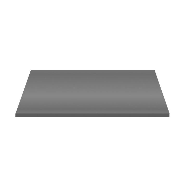 Eco Elegance Wastafeltablet Mdf (96.4x45.5x2.6 Cm) - Glanzend Grijs