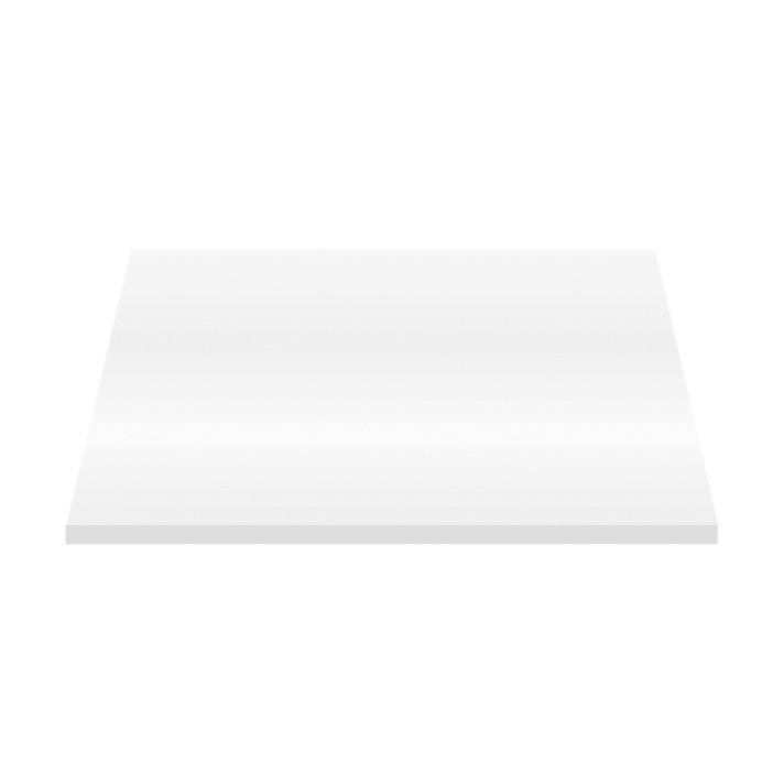 Eco Elegance Wastafeltablet Mdf (56.4x45.5x2.6 Cm) - Glanzend Wit