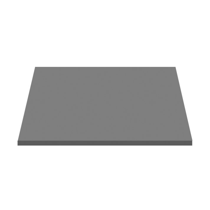 Eco Elegance Wastafeltablet Mdf (56.4x45.5x2.6 Cm) - Mat Grijs