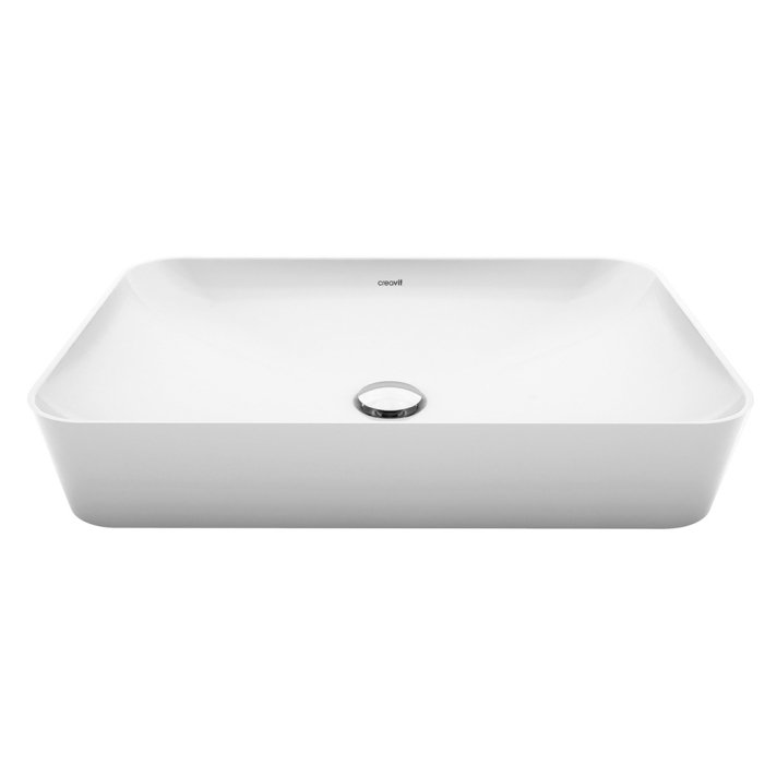 Hunk & Müeller Ultra Keramische Opbouw Wastafel (60x40cm) - Mat Wit