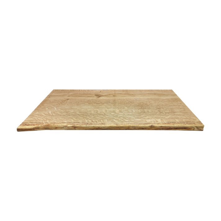 Hunk & Müeller Wastafelblad Massief Hout 100x45/50x4cm