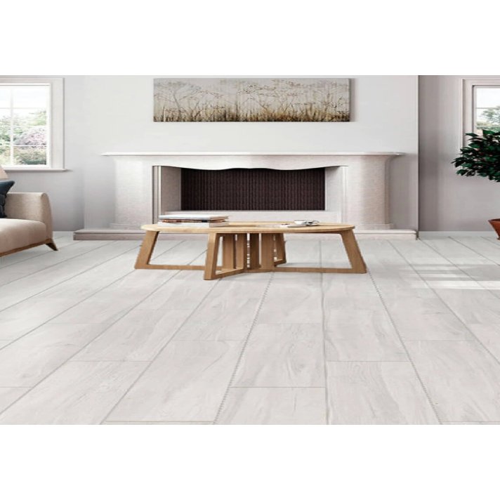 Alaplana Evie houtlook tegel 23x120 Blanco