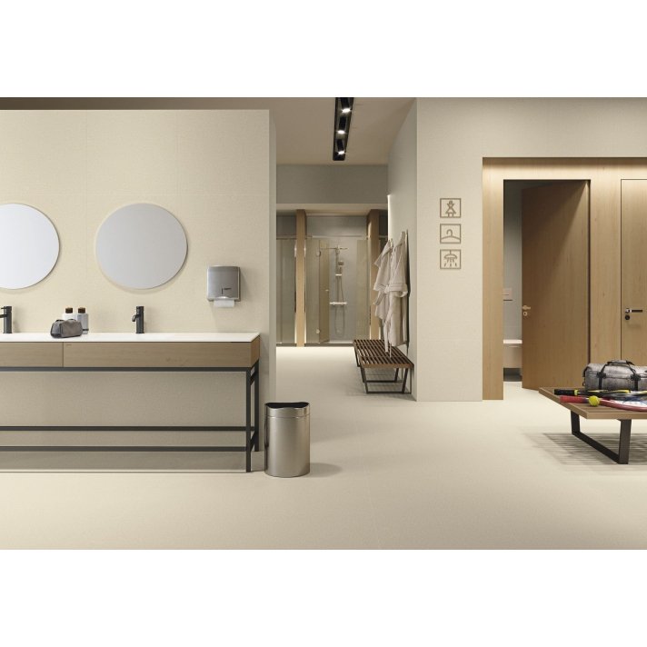 Baldocer Manaos hoogglans vloertegel 120x120 Bone