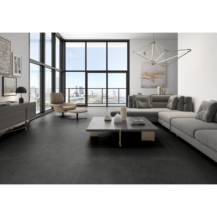 ITT Atrium vloertegel mat 60x60 anthractie