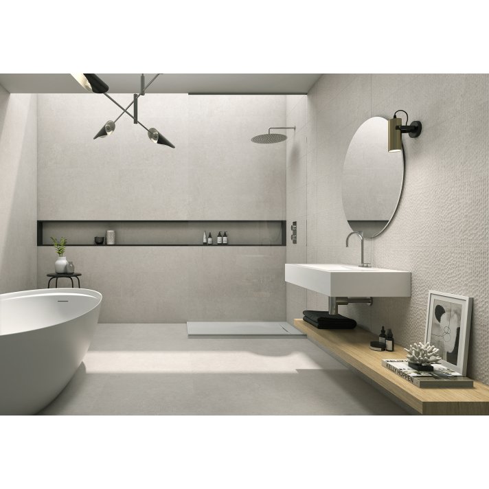 ITT Atrium wandtegel mat decor 31,6x100 beige