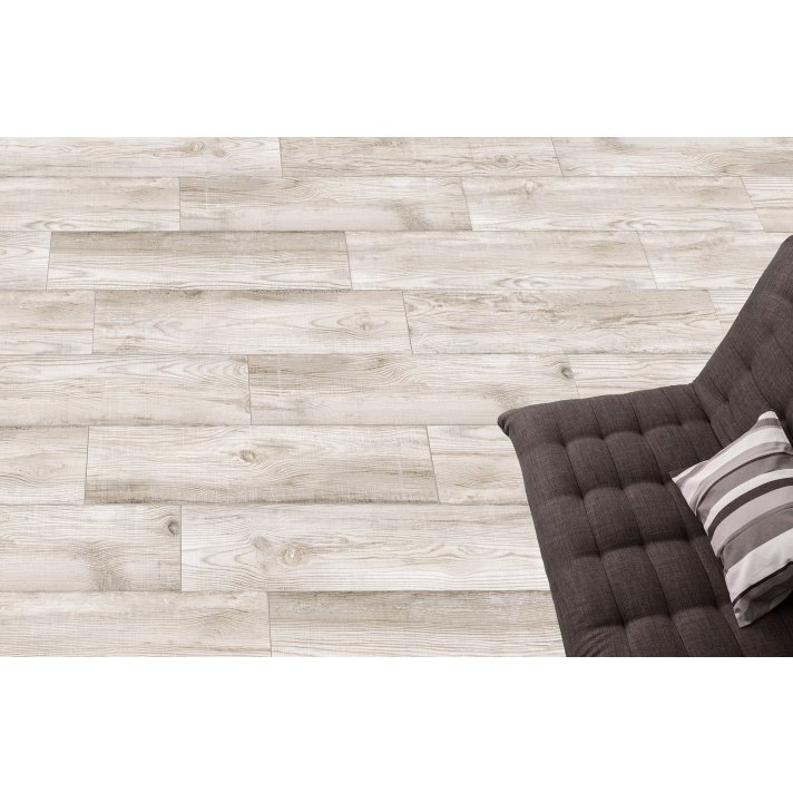ITT Bosco vloertegel mat 23x120 white