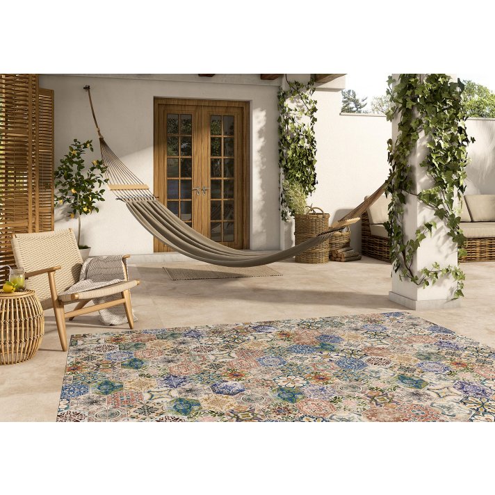 ITT Campaspero vloertegel mat decor 60x120 sand