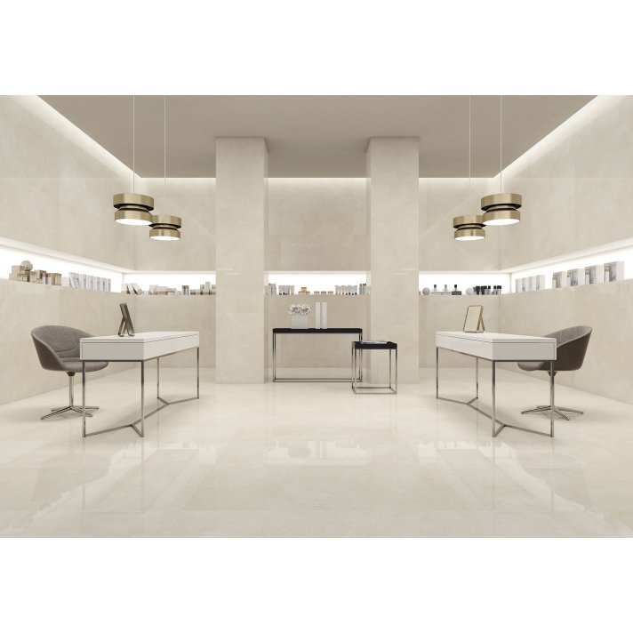 ITT Crema marfil hoogglans vloertegel 60x120 cream