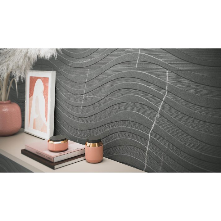 ITT Kairos vloertegel mat decor 60x120 graphite