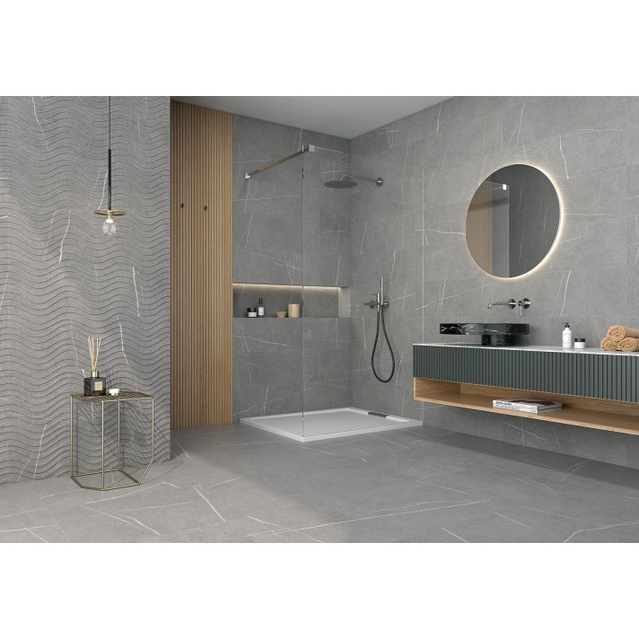 ITT Kairos vloertegel mat decor 60x120 grey