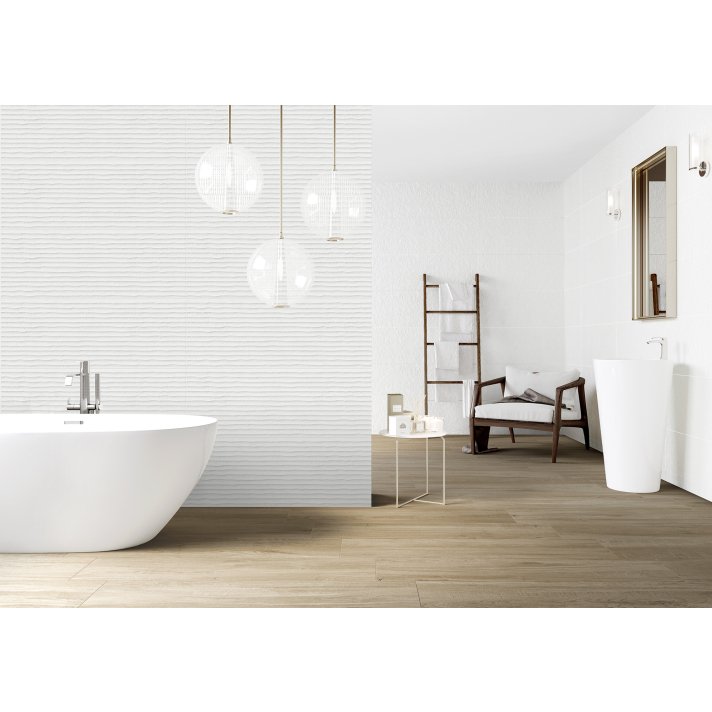 ITT New blade wandtegel mat decor 30x90 white