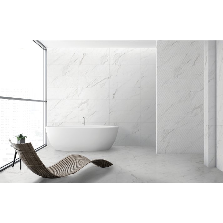 ITT Prestige hoogglans vloertegel 60x60 white
