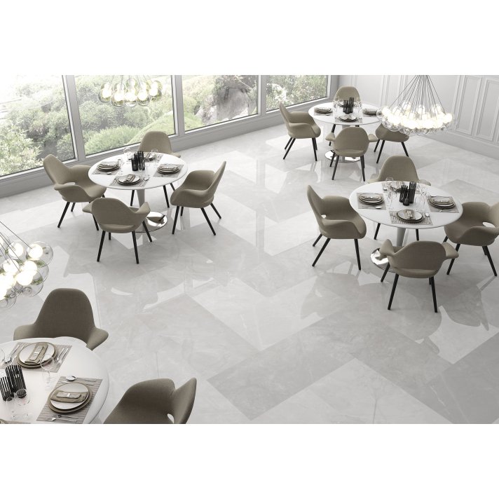 ITT Pulpis satijn vloertegel 120x120 grey