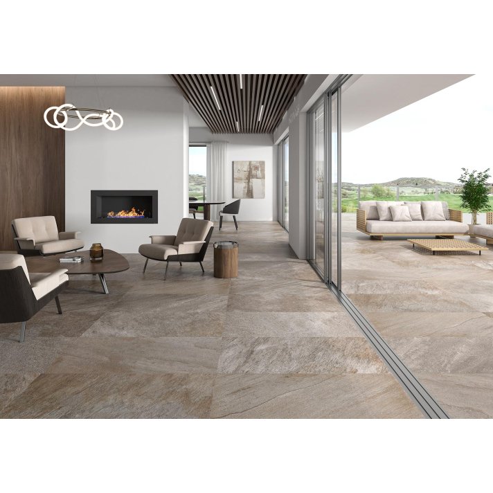 ITT Quartzite vloertegel mat 60x120 multicolor
