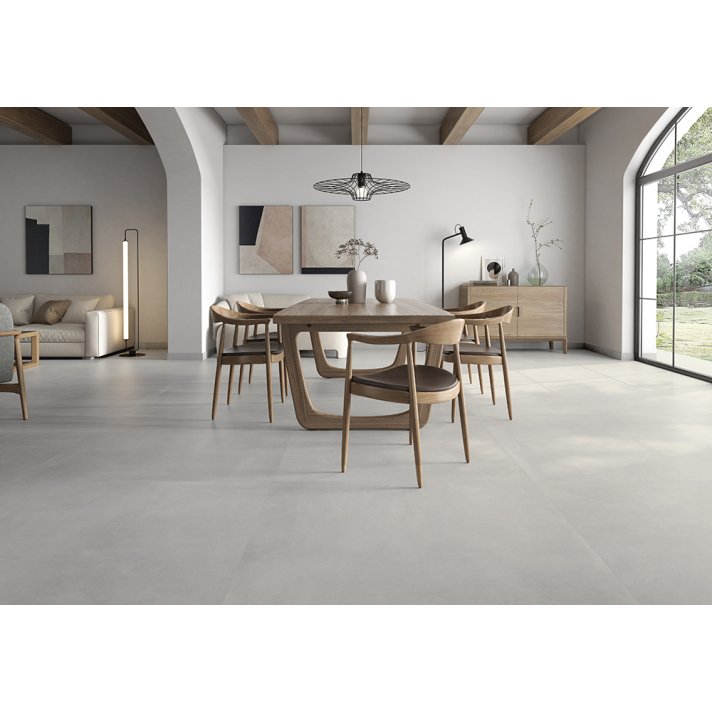 ITT Seven wandtegel mat 60x60 silver