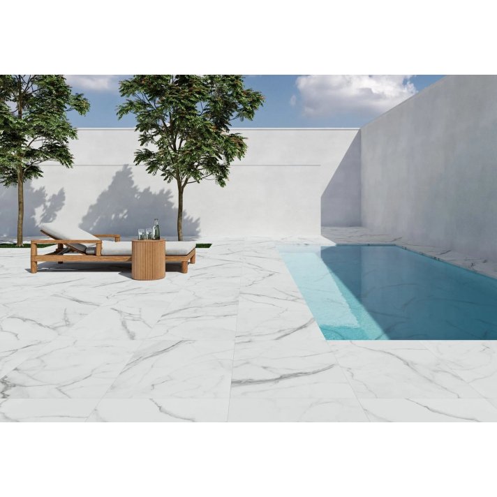 Alaplana Kinsale vloertegel mat 60x60 White