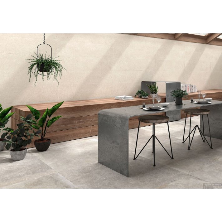 Alaplana Larsen vloertegel mat 100x100 Bone