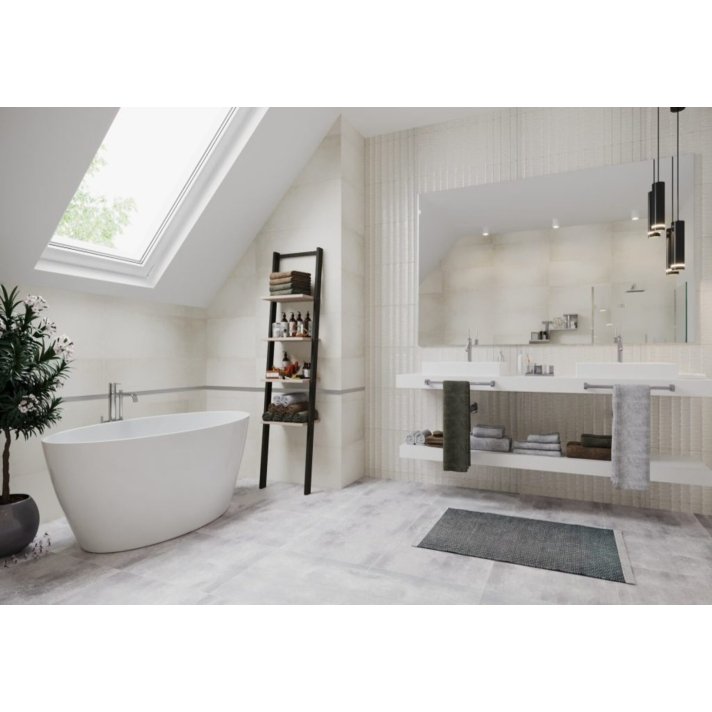 Alaplana Lecco vloertegel mat 100x100 Blanco