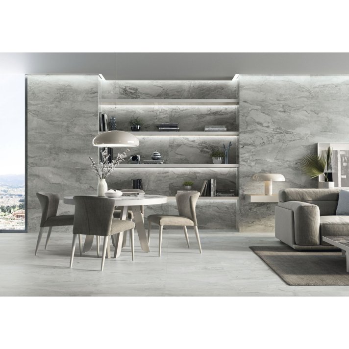 Baldocer Pienza hoogglans vloertegel 60x120 Grigio