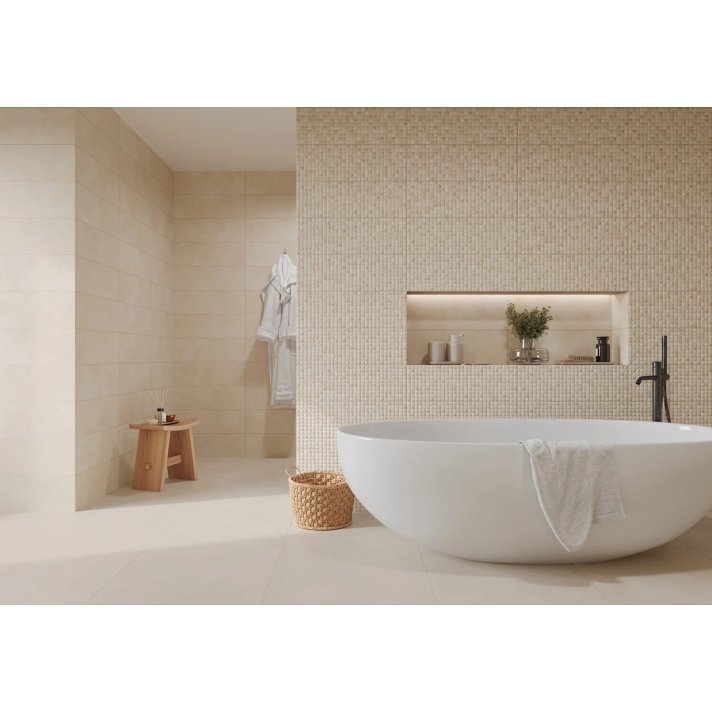 Alaplana Rohe vloertegel mat 60x120 Cream