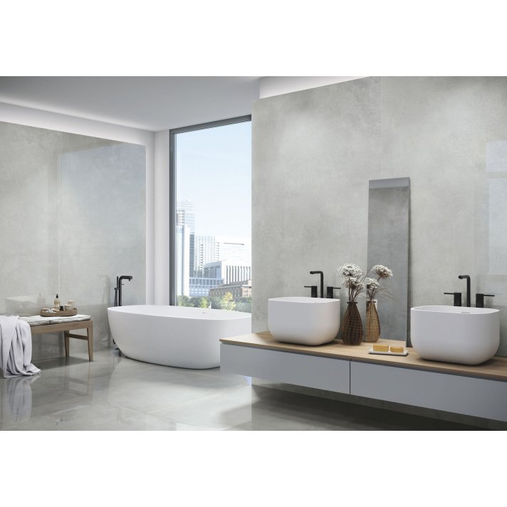 Baldocer Unilk hoogglans vloertegel 120x260 Ash