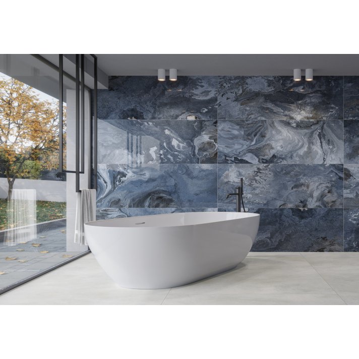 Alaplana Urano hoogglans vloertegel 60x120 Blue