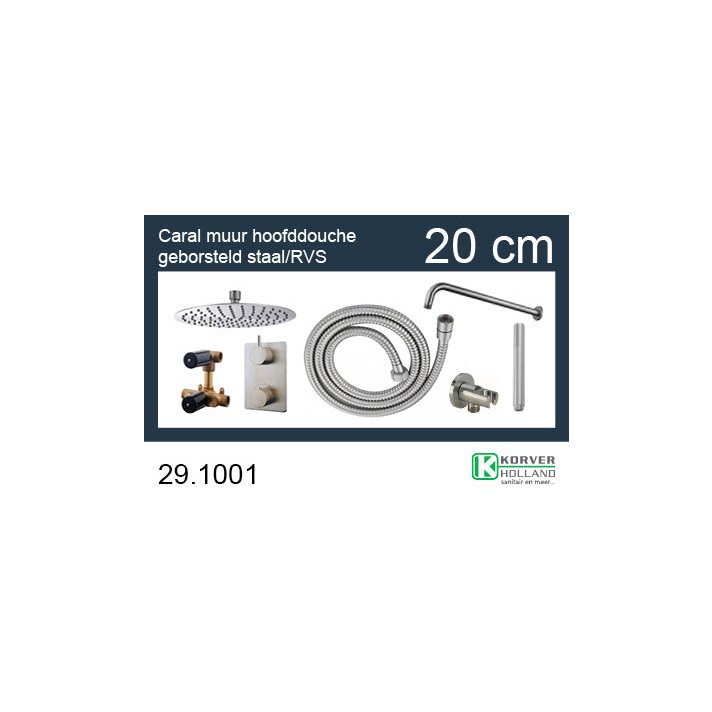 one-pack inbouwthermostaatset rond type 202 GS (20cm)