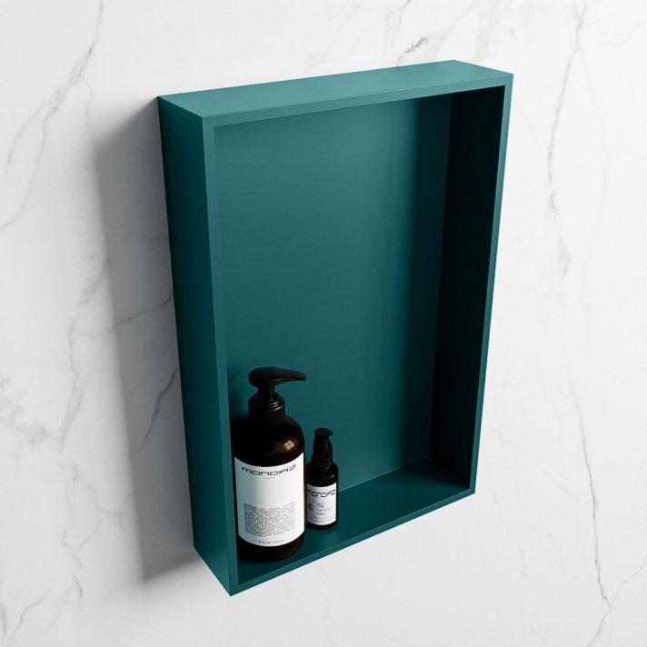 Mondiaz Easy Nis 44,5x29,5cm in solid surface kleur Smag | Smag. 1 vak  geschikt voor in- of opbouw