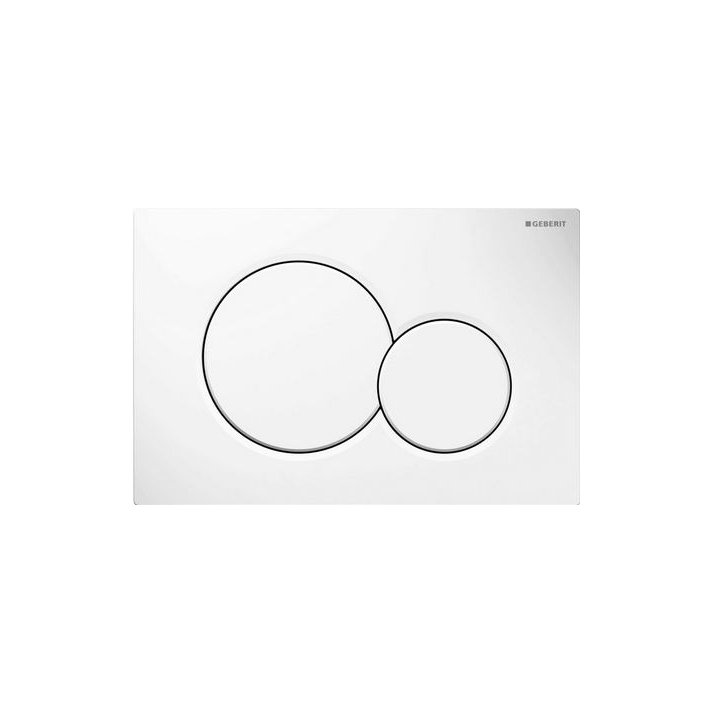 Geberit Sigma-01 drukplaat wit