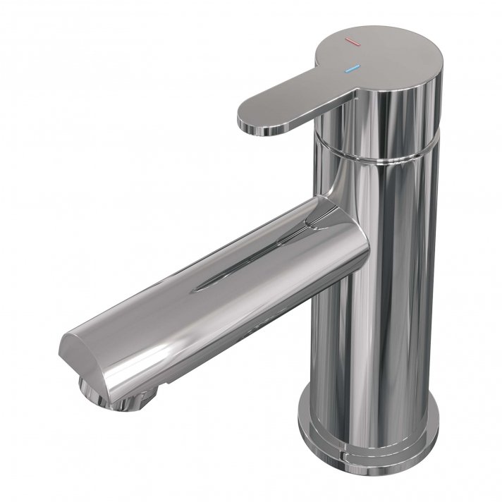 BRAUER Chrome Edition lage opbouw wastafelmengkraan model D chroom