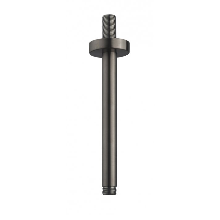 Caral douchearm met plafondbevestiging 20 cm gunmetal