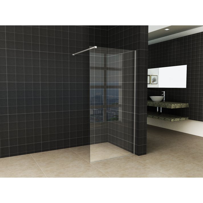Slim profielset met stabilisatiestang 120 cm chroom
