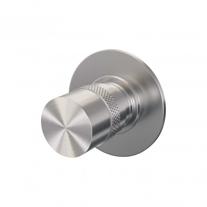 BRAUER Brushed Edition losse inbouw stopkraan met in- en afbouwdelen RVS geborsteld PVD