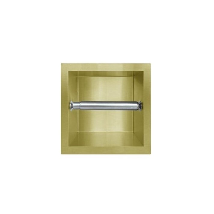 Sani DeLuxe Inbouw rolhouder Goud geborsteld