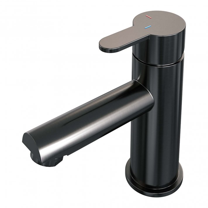 BRAUER Gunmetal Edition lage opbouw wastafelmengkraan model D gunmetal geborsteld PVD