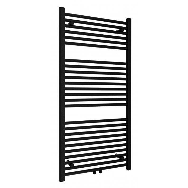 Best-Design Zero-Black handdoekradiator Zwart 729 W 1200x600