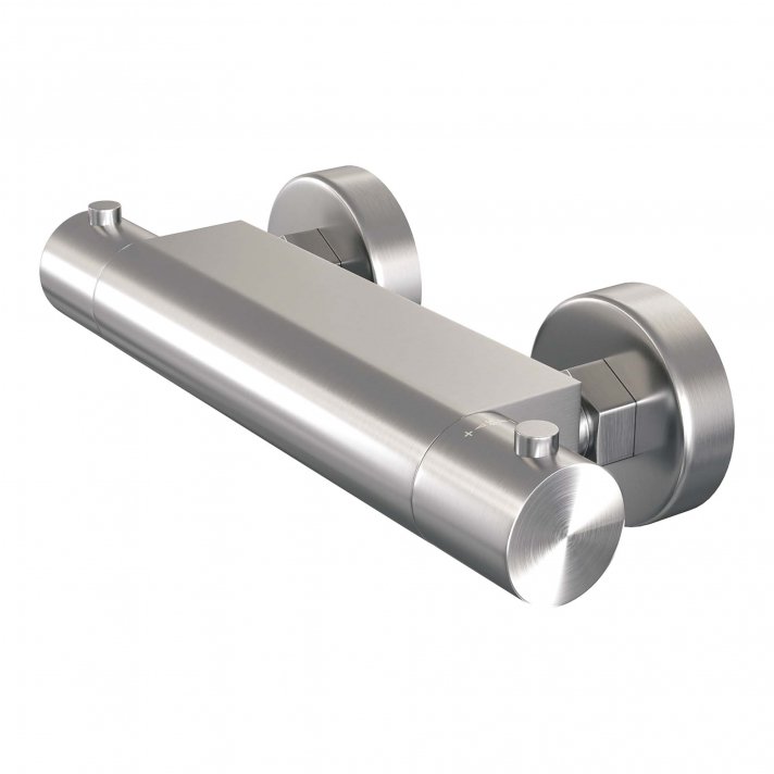 BRAUER Brushed Edition opbouw douche thermostaatkraan RVS geborsteld PVD