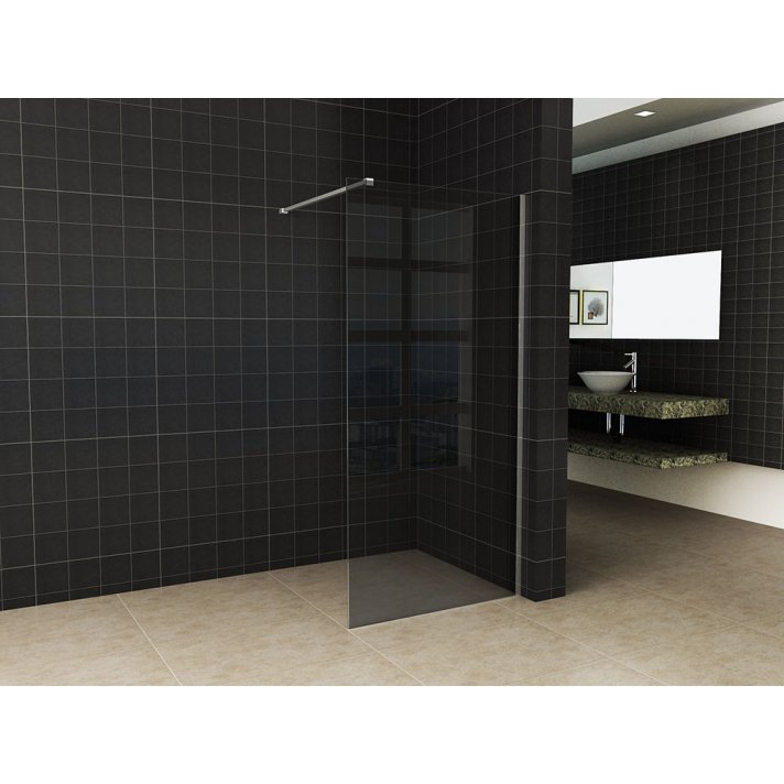 Slim glasplaat 800 x 2000 x 8 mm nano rookglas